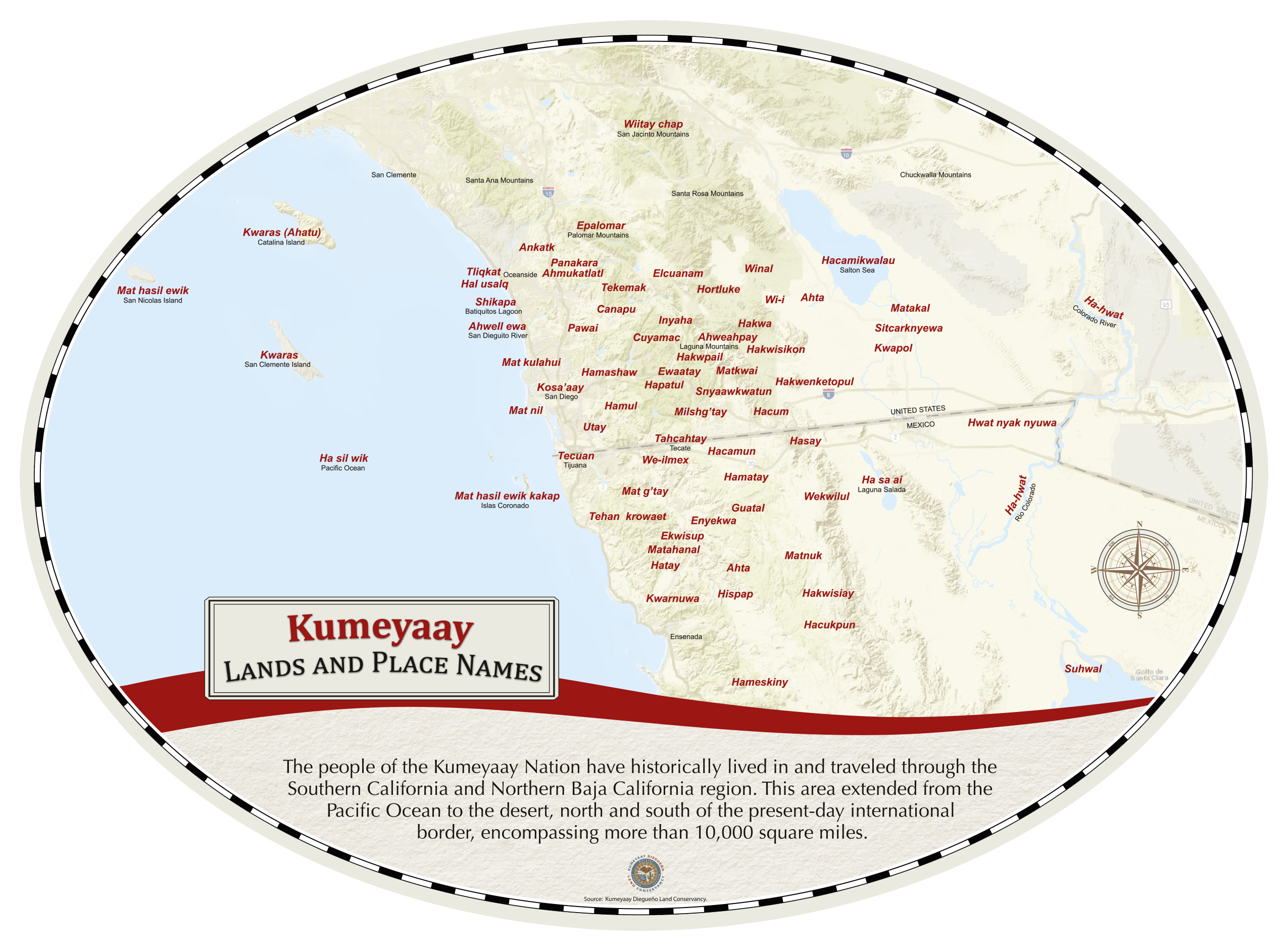 Kumeyaay Village Map